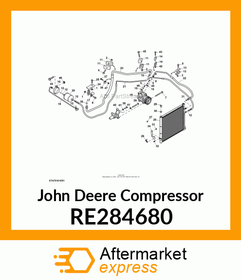 COMPRESSOR, 10SRE18 RE284680