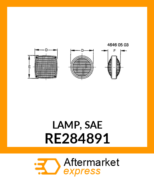 LAMP, SAE RE284891