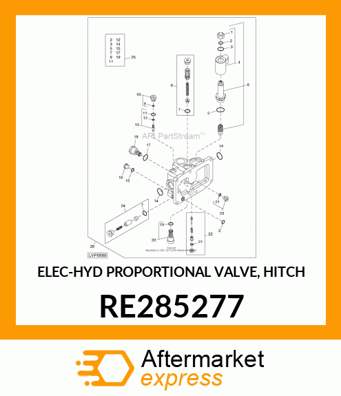 Hyd Proportional Valve RE285277