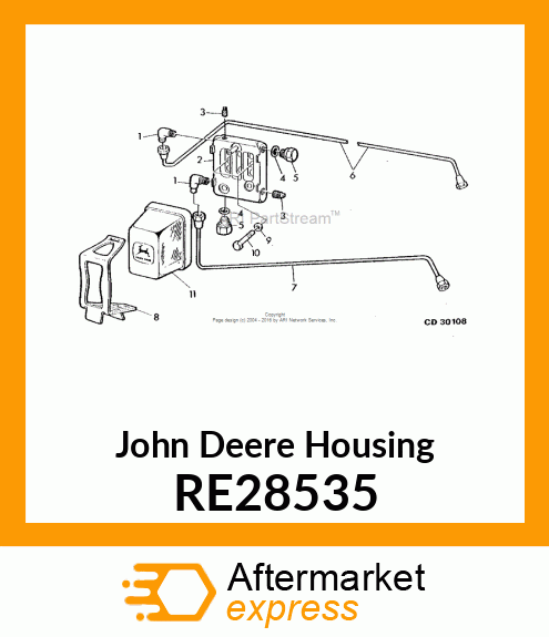 EMBASE DE FILTRE A FUEL RE28535