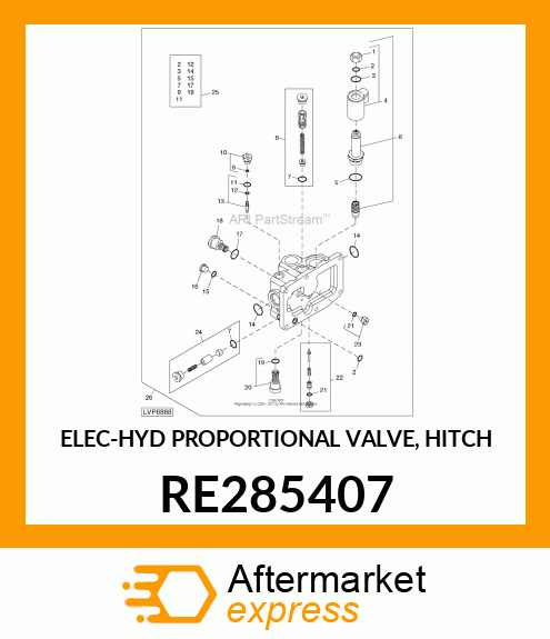 Hyd Proportional Valve RE285407