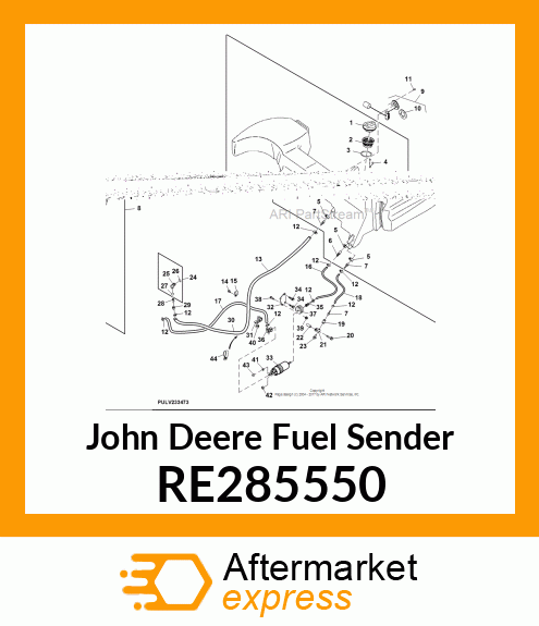 FUEL SENDER, FUEL SENDER RE285550