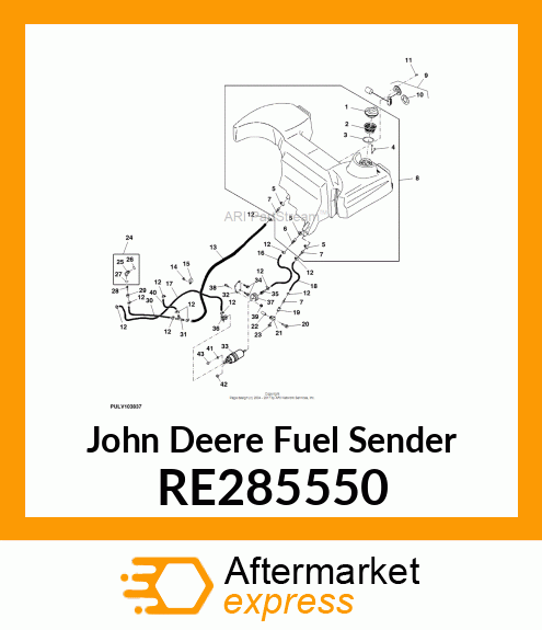 FUEL SENDER, FUEL SENDER RE285550