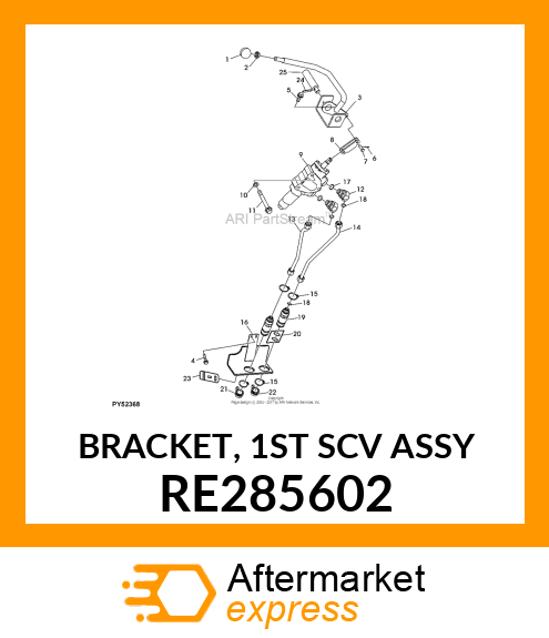 BRACKET, 1ST SCV ASSY RE285602