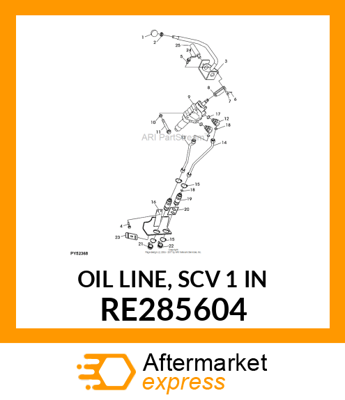 OIL LINE, SCV 1 IN RE285604