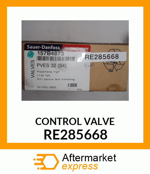 Hyd Proportional Valve RE285668