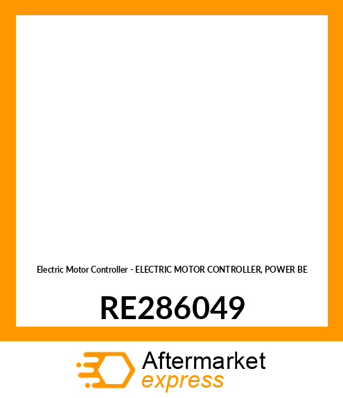 Electric Motor Controller - ELECTRIC MOTOR CONTROLLER, POWER BE RE286049