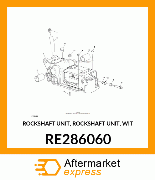 ROCKSHAFT UNIT, ROCKSHAFT UNIT, WIT RE286060