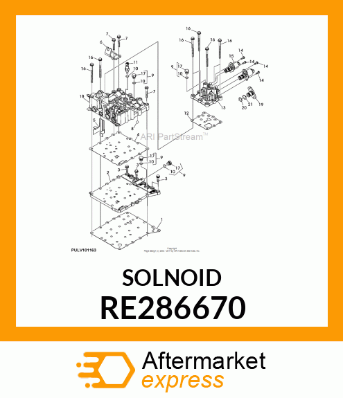 SOLENOID VALVE, 3 WAY CARTRIDGE, WI RE286670