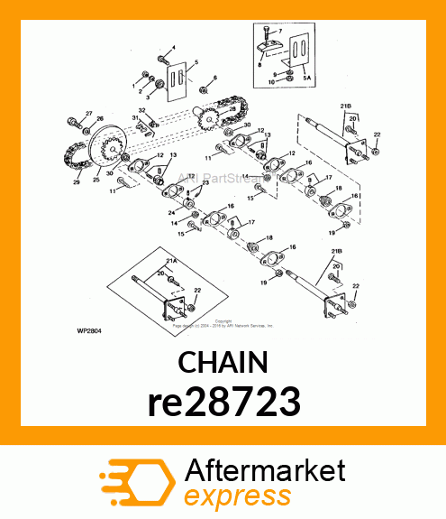 CHAIN, ROLLER re28723