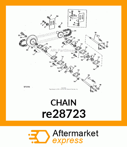 CHAIN, ROLLER re28723