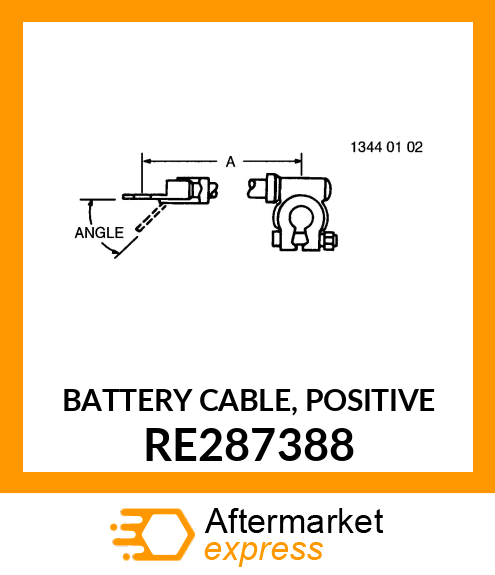 BATTERY CABLE, POSITIVE RE287388