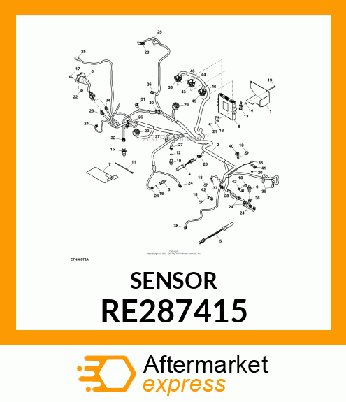 SENSOR, SPEED RE287415