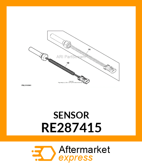 SENSOR, SPEED RE287415