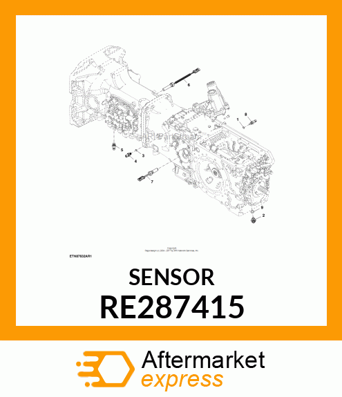 SENSOR, SPEED RE287415