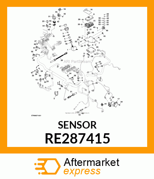 SENSOR, SPEED RE287415