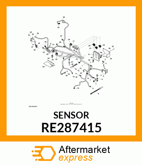 SENSOR, SPEED RE287415