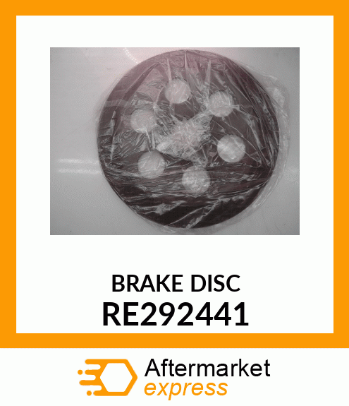 BRAKE DISK RE292441