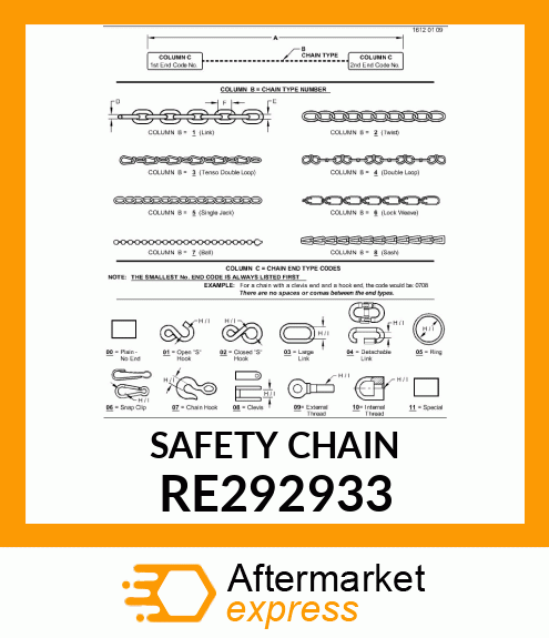 SAFETY CHAIN RE292933