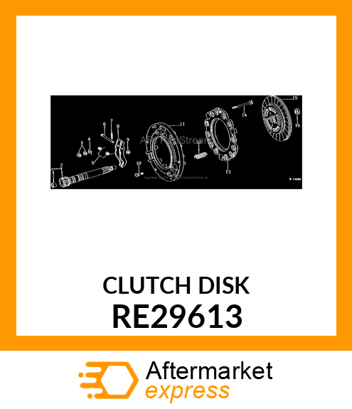 CLUTCH DISK RE29613