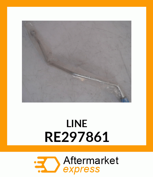 OIL LINE, P PORT MANIFOLD TO P PORT RE297861