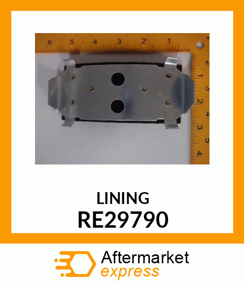 LINING, PULLEY BRAKE, WITH ADAPTER RE29790