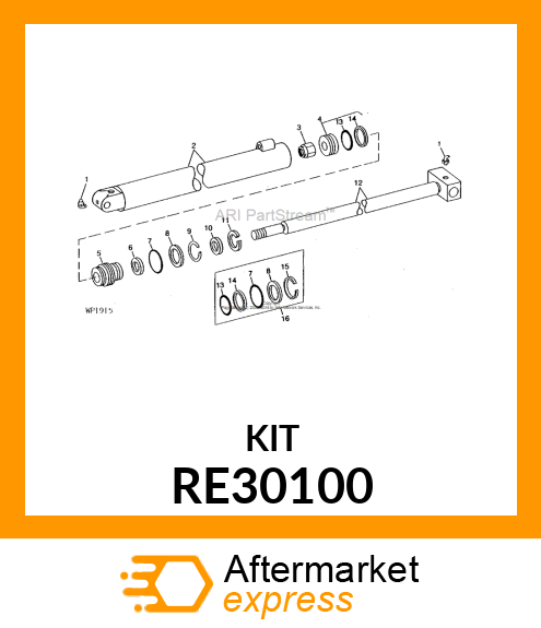 KIT, BORE SEAL, 56 DIA RE30100