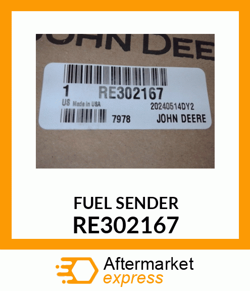 FUEL SENDER, 670MM LONG RE302167