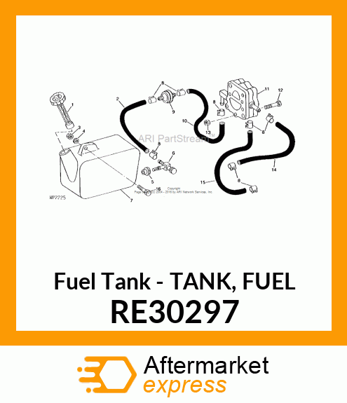 Fuel Tank - TANK, FUEL RE30297