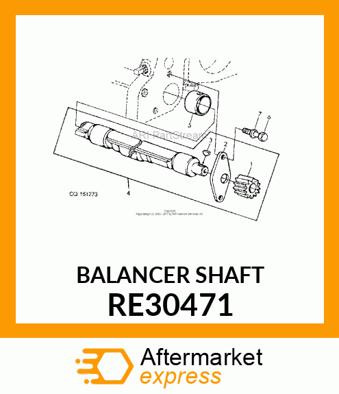 BALANCER SHAFT RE30471
