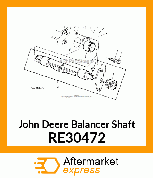 BALANCER SHAFT RE30472