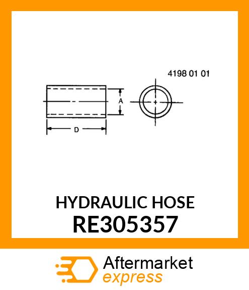 HYDRAULIC HOSE RE305357