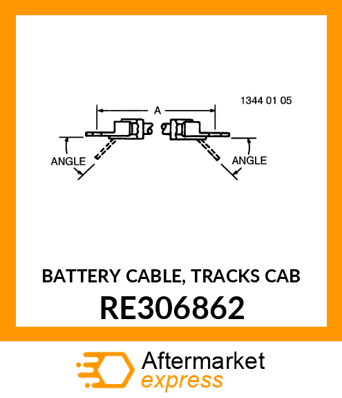 BATTERY CABLE, TRACKS CAB RE306862