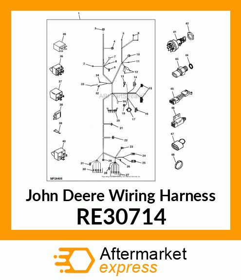 HARNESS, WIRING RE30714