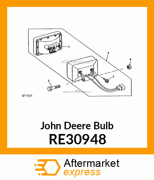 BULB, HEADLIGHT RE30948