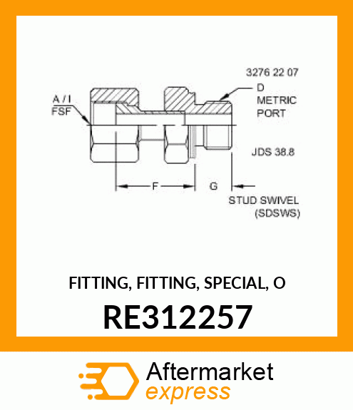 FITTING, FITTING, SPECIAL, O RE312257