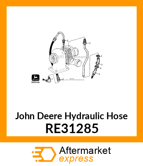 HYDRAULIC HOSE RE31285