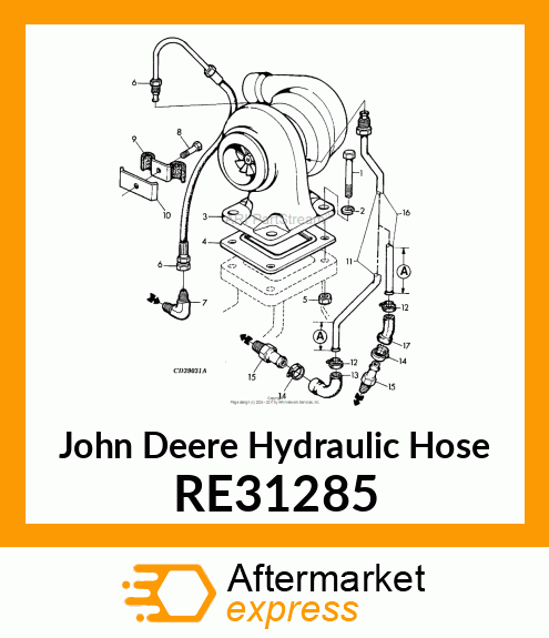 HYDRAULIC HOSE RE31285