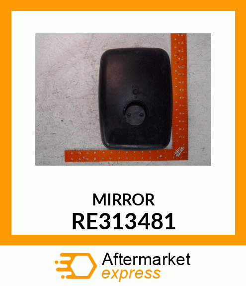 REAR VIEW MIRROR, MIRROR, POWER, LH RE313481