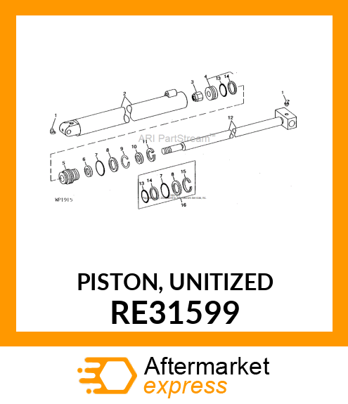 PISTON, UNITIZED RE31599