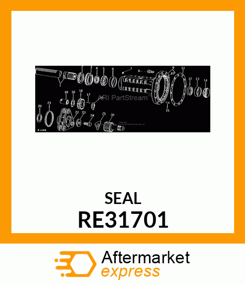 SEAL, OIL, ASSEMBLY RE31701