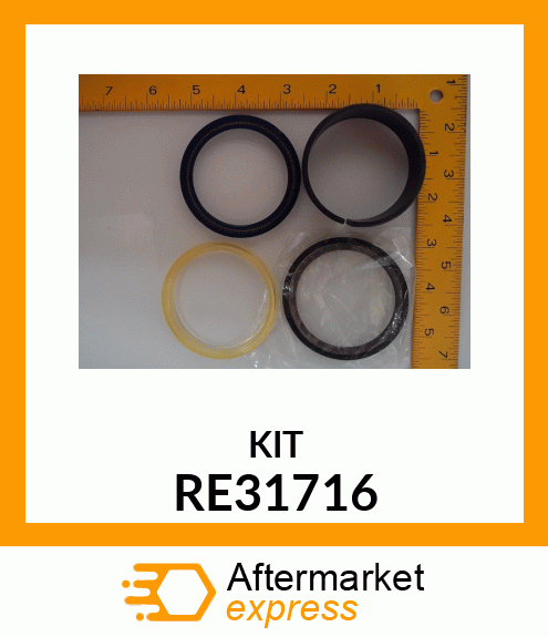 KIT, ROD SEAL, 56 DIA RE31716