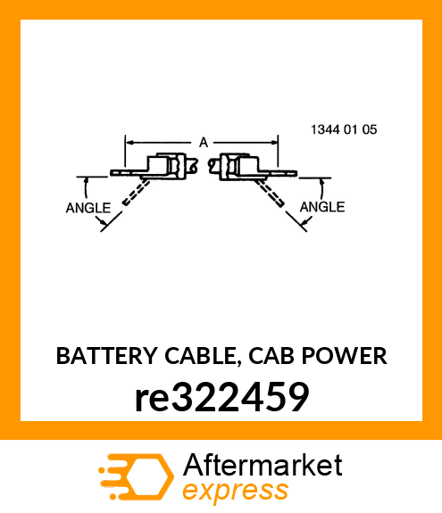 BATTERY CABLE, CAB POWER re322459