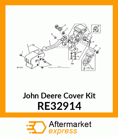 KIT, LEVER COVER RE32914