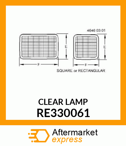 FLOODLAMP, LED BELTLINE WORKLAMP RE330061