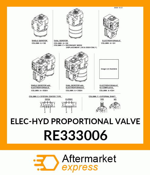 Hyd Proportional Valve RE333006