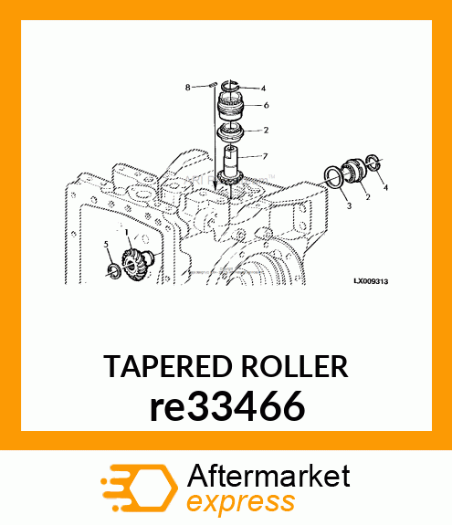 TAPERED ROLLER BEARING re33466