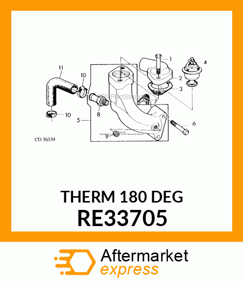 THERMOSTAT RE33705