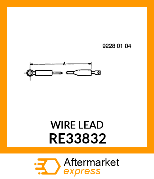 LEAD, WIRING RE33832