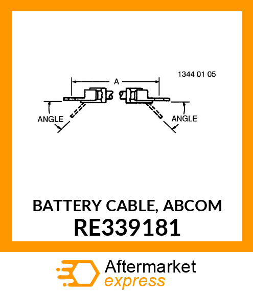 BATTERY CABLE, ABCOM RE339181